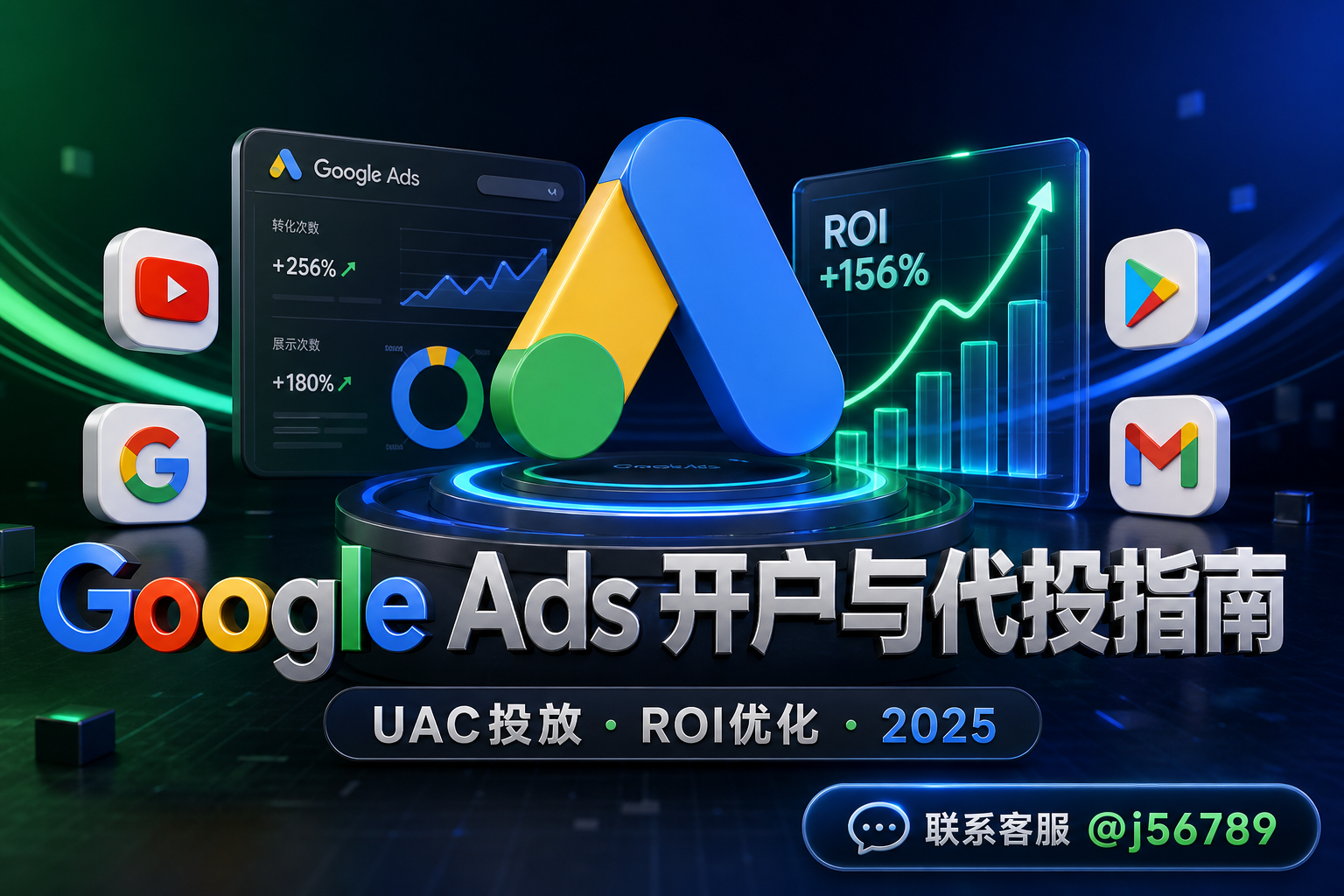 Google Ads 开户与代投指南：账户搭建、UAC 投放与 ROI 优化（2025）