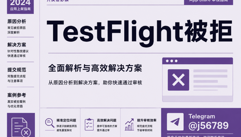 TestFlight被拒后，苹果开发者账号要不要换：出海团队按主体与包体重算哪一步更稳