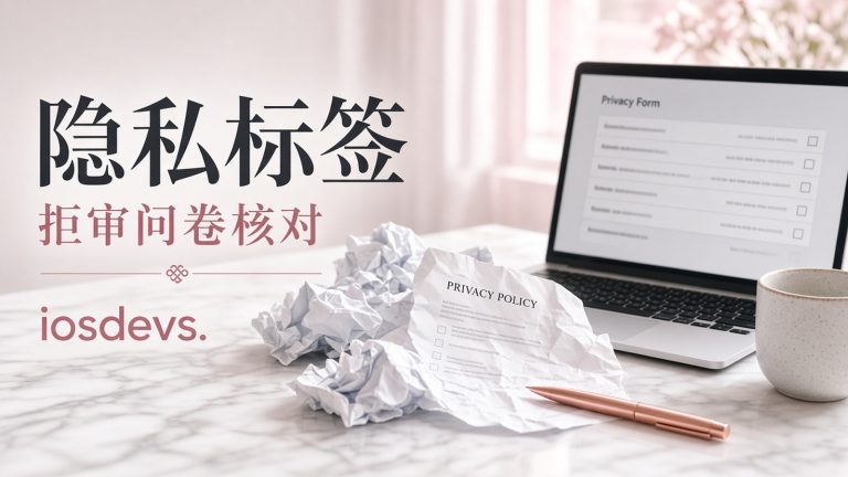 App 隐私标签填错被拒：Alex给出海主体的问卷核对表