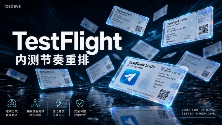 TestFlight 邀请名额耗尽后：出海顾问怎么排内测节奏