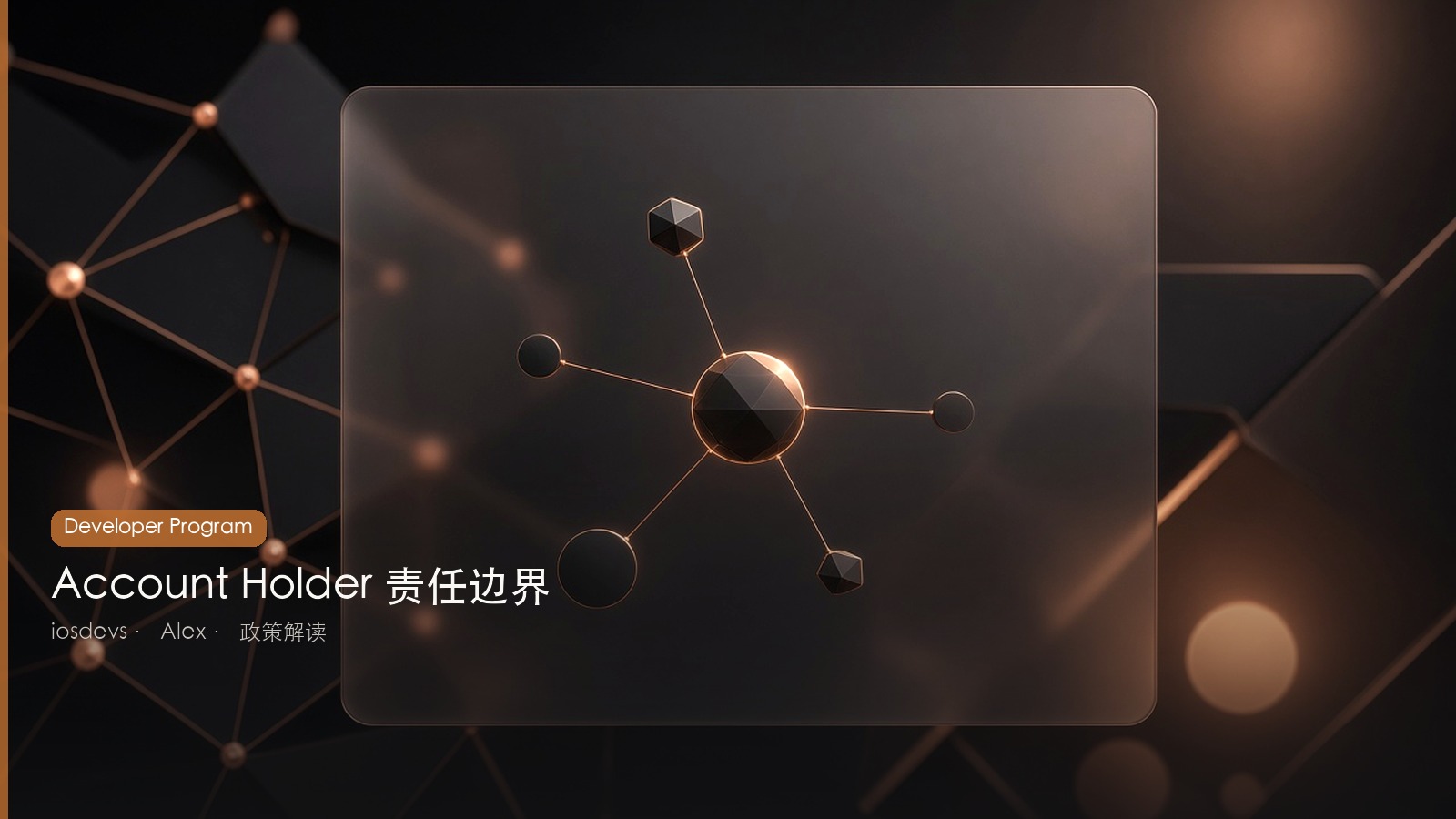 Account Holder 说了算：Alex拆清开发者计划账户持有人责任边界